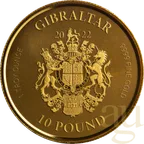 1 Unze Goldmünze Gibraltar Lady Justice 2022