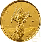 1/10 Unze Goldmünze Gibraltar Lady Justice 2026