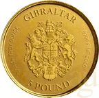 1/10 Unze Goldmünze Gibraltar Lady Justice 2021