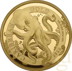 1 Unze Goldmünze Barbados Octopus 2022