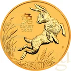 1/10 Unze Goldmünze Australien Lunar III Hase 2023