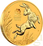 1/10 Unze Goldmünze Australien Lunar III Hase 2023