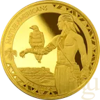 1 Unze Goldmünze Native Americans - Adler 2022