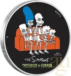 1 Unze Silbermünze Tuvalu The Simpsons - Treehouse of Horror 2022 - coloriert