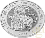 10 Unzen Silbermünze Tudor Beasts Yale 2023