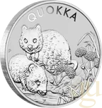 1 Unze Silbermünze Australien Quokka 2022