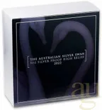 5 Unzen Silbermünze Australien Schwan 2022 - High Relief - polierte Platte