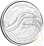 1 Unze Silbermünze EC8 Anguilla - Eel 2022