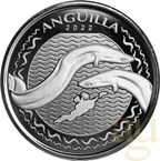 1 Unze Silbermünze EC8 Anguilla - Eel 2022