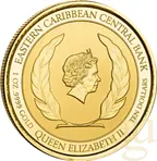 1 Unze Goldmünze EC8 Anguilla - Eel 2022