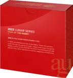 1 Unze Silbermünze Australien RAM Lunar Hase 2023 Domed - Proof