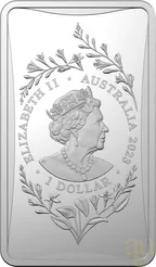 1/2 Unze Silber Australien RAM Lunar Hase Rectangular 2023
