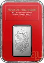 1/2 Unze Silber Australien RAM Lunar Hase Rectangular 2023