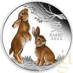 Silbermünze Australien Lunar III Hase 2023 - Trio Set