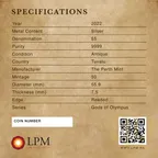 5 Unzen Silbermünze Tuvalu - Gods of Olympus - Aphrodite 2022