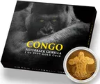 1 Unze Goldmünze Kongo Gorilla 2022