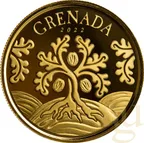 1 Unze Goldmünze EC8 Grenada - Nutmeg Tree 2022