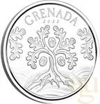 1 Unze Silbermünze EC8 Grenada - Nutmeg Tree 2022