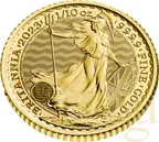 1/10 Unze Goldmünze Britannia 2023 - King Charles