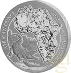 1 Unze Platinmünze Ruanda Nilkrokodil 2023
