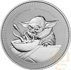 1 Unze Silbermünze Niue Star Wars - Grogu "Baby Yoda" 2022