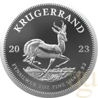 2 Unzen Silbermünze Krügerrand 2023 - polierte Platte