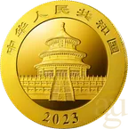 3 Gramm Goldmünze China Panda 2023