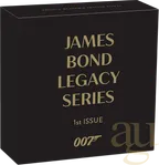 1/4 Unze Goldmünze Tuvalu James Bond 007 - Sean Connery 2022 - proof coloriert