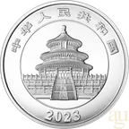 1 Kilogramm Silbermünze China Panda 2023 proof