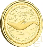 1 Unze Goldmünze EC8 St. Vincent & The Grenadines - Humpback Whale 2021