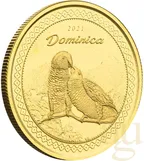 1 Unze Goldmünze EC8 Dominica - Parrots 2021