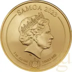1 Unze Goldmünze Samoa Four Guardians - White Tiger 2023