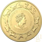 1 Unze Goldmünze Australien RAM Lunar Hase 2023