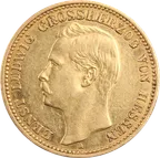 20 Mark Goldmünze Ernst Ludwig Großherzog von Hessen