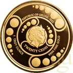 1 Unze Goldmünze Afrika Ghana Alien 2022