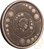 1 Unze Silbermünze Afrika Ghana Alien 2022 - Antik Finish