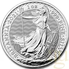 1 Unze Silbermünze Britannia 2021