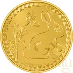 1 Unze Goldmünze Niue Lunar Hase 2023