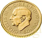 1/10 Unze Goldmünze Britannia 2023 - King Charles