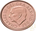 1 Pfund Goldmünze Memorial Sovereign King Charles 2022