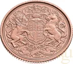 1/2 Pfund Goldmünze Memorial Sovereign King Charles 2022