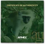 1 Unze Goldmünze Barbados Green Monkey 2023