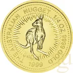 1/4 Unze Goldmünze Australien Känguru 1999