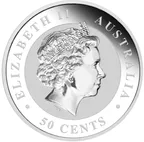 1/2 Unze Silbermünze Australien Koala 2012