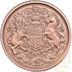 1/4 Pfund Goldmünze Memorial Sovereign King Charles 2022