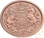 1/4 Pfund Goldmünze Memorial Sovereign King Charles 2022