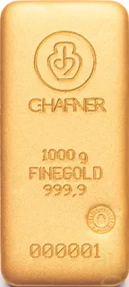 1.000 Gramm Goldbarren C. Hafner