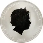 1 Unze Silbermünze Australien Lunar II Maus 2008