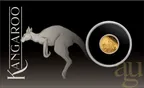 0,5 Gramm Goldmünze Australien Mini Känguru 2023