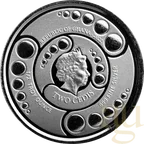 1/2 Unze Silbermünze Afrika Ghana Alien 2022